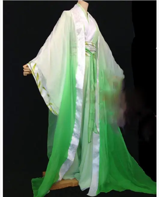 Bi Feng зеленый ученый Принц мужской костюм Hanfu Cos Shen Qingqiu для аниме нового злодея