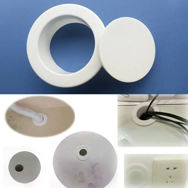 High quality Plastic wall Wire hole cover Air conditioning pipe plug