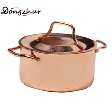Dongzhur Мини-Сковорода сплав кукольный домик кухонные аксессуары миниатюры для кукольного домика 1:12 аксессуары мини кухонная утварь миниатюрный горячий горшок