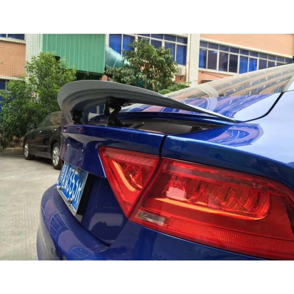 Задний спойлер FRP для багажника заднего крыла audi A7 S7 RS7 2010 2014|trunk spoiler wing|spoiler wingtrunk lip
