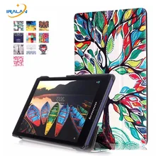 3-слойный чехол из искусственной кожи для lenovo tab 3 8,0 TB3-850F/850 M, защитный чехол для планшета lenovo tab 2 A8-50 "+ пленка для экрана+ ручка