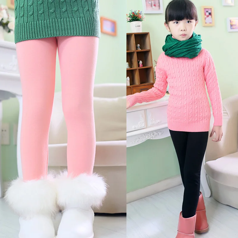 New Arrive 2016 High Quality Baby Girl Winter Leggings 100 Cotton Warm
