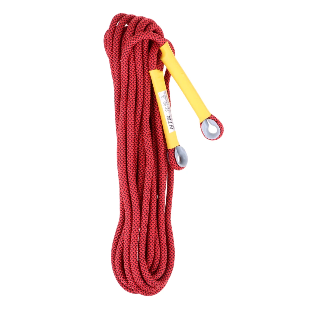 Perfeclan Safety Climbing Rope Cord for Tree Arborist Rappelling Rescue Escape Sling 10 m/33 ft 15KN Rock Climbing Rescue Rope