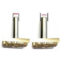 8 мм 12 мм ручка металлическая латунная форма дерева печать для кожи индивидуальный дизайн логотипа инструмент брендинг Пластик формочка для торта, хлеба Отопление тиснение