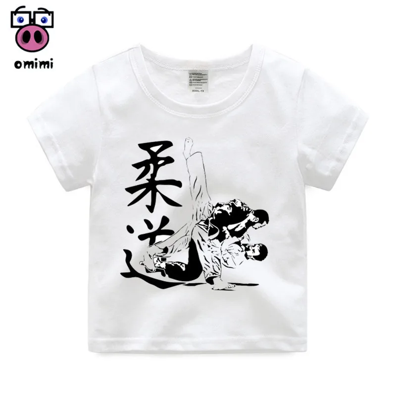 

2-14 Year Old,Baby Boys&Girls Evolution Of A Judo T shirt Summer Children Tops T shirt Kids Casual Soft Clothes