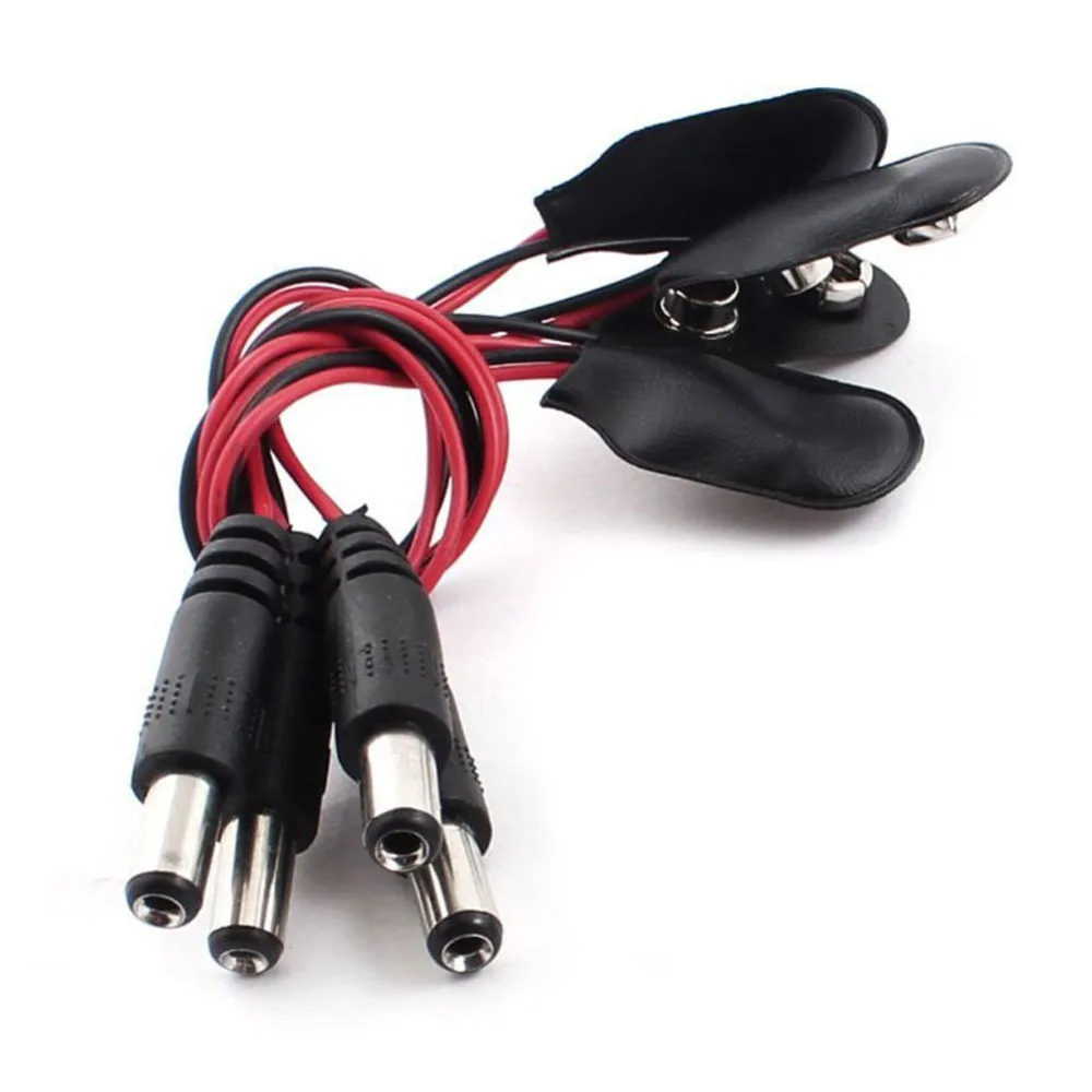 New Quality 2 Pcs/Set 9 V Battery Snap Connector Clip Lead Wire Battery