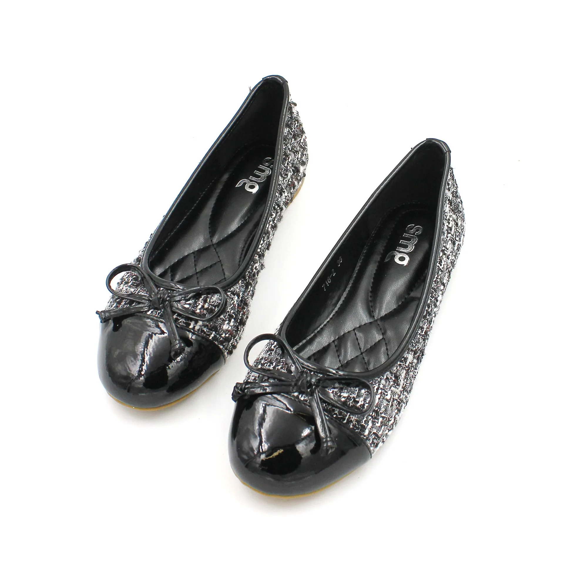 

New Fashion Women Flat Shoes Leather Stitching Casual Single Shoes Female Bow Tie Soft Bottom Soft Platform Shoes Loafers Women