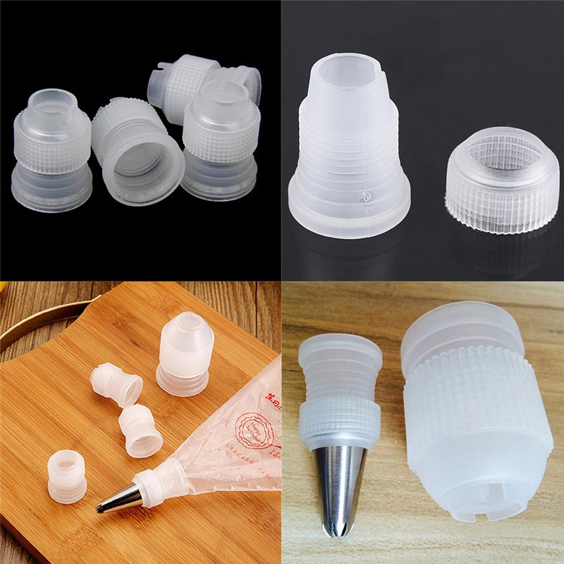 10pcs/bag Coupler Adaptor Icing Piping Nozzle Bag Cake Flower Pastry