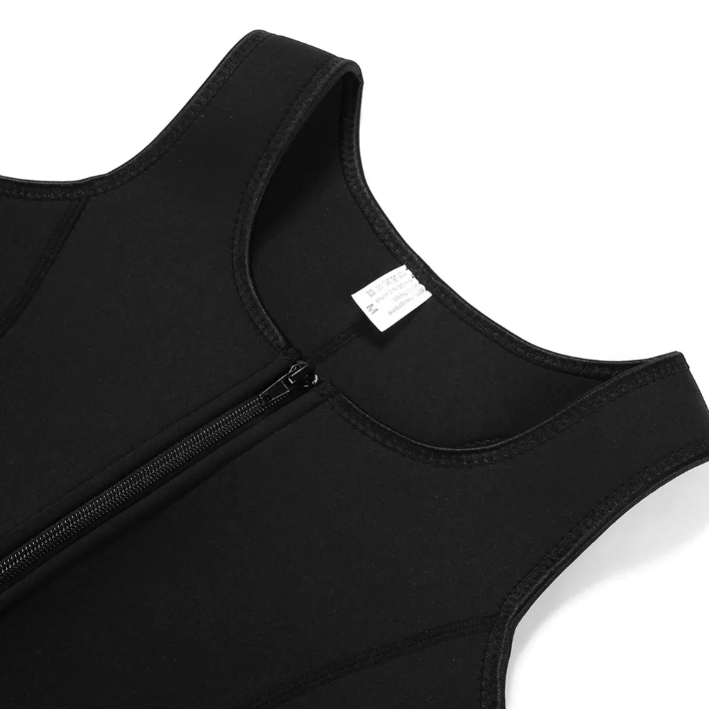 Yumdo плюс размер Neoprene неопрен Пот Сауна тело корсет утягивающий корсет стягивающая безрукавка