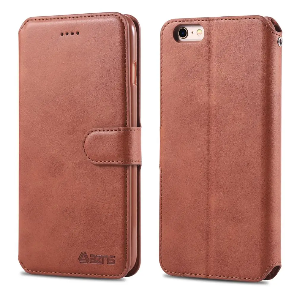 

Fandun Luxury Leather Wallet IPhone 6s Case for iPhone 6 Flip Case for apple iphone 6s plus cover Card Slot With photo frame