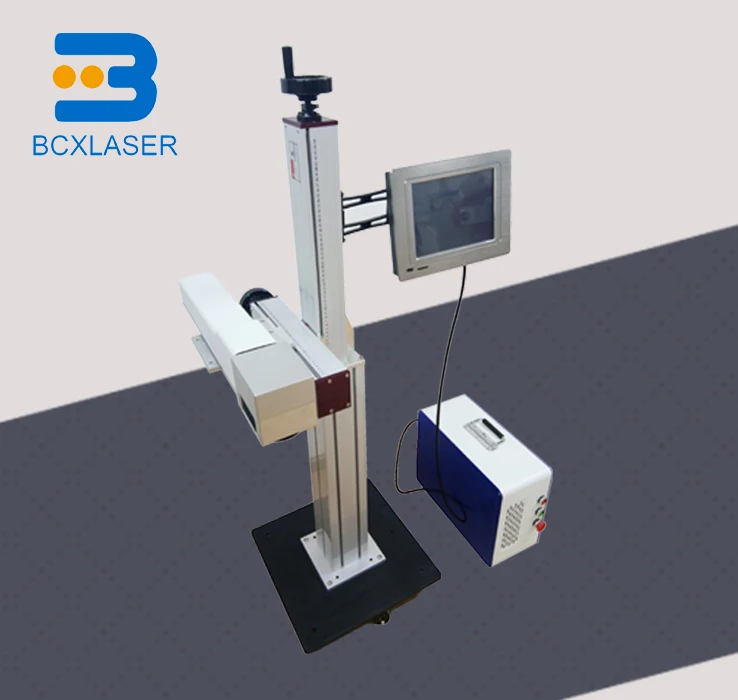 

bcxlaser new design fly fiber laser marking