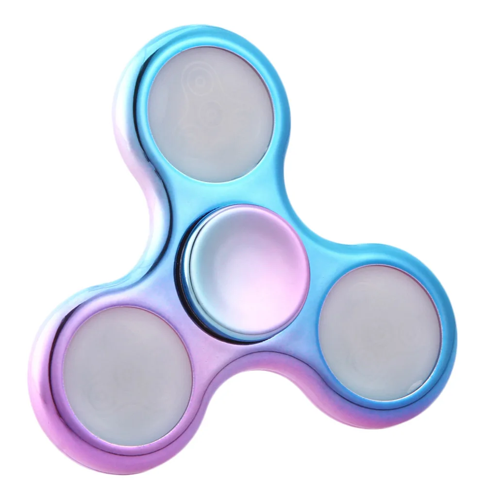 

i love you "Finger Spinner  LED Light ABS EDC Stress Wheel HandSpinner For Kids Autism ADHD Anxiety Stress Relief Focus Toys