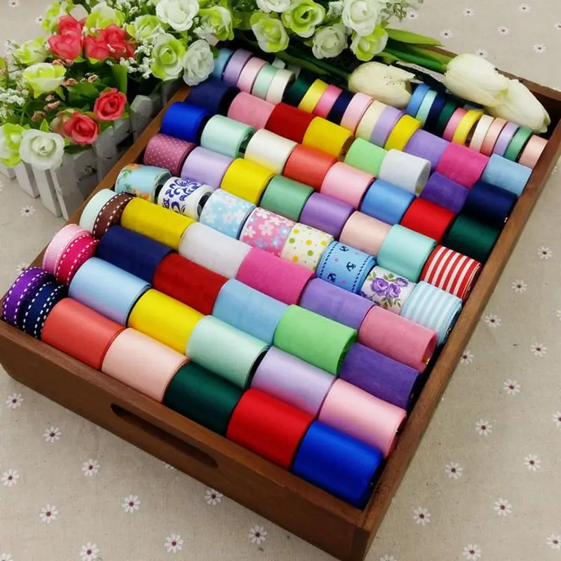 Sale 87 Meters Printed Grosgrain Satin Ribbon Set bing Decorative