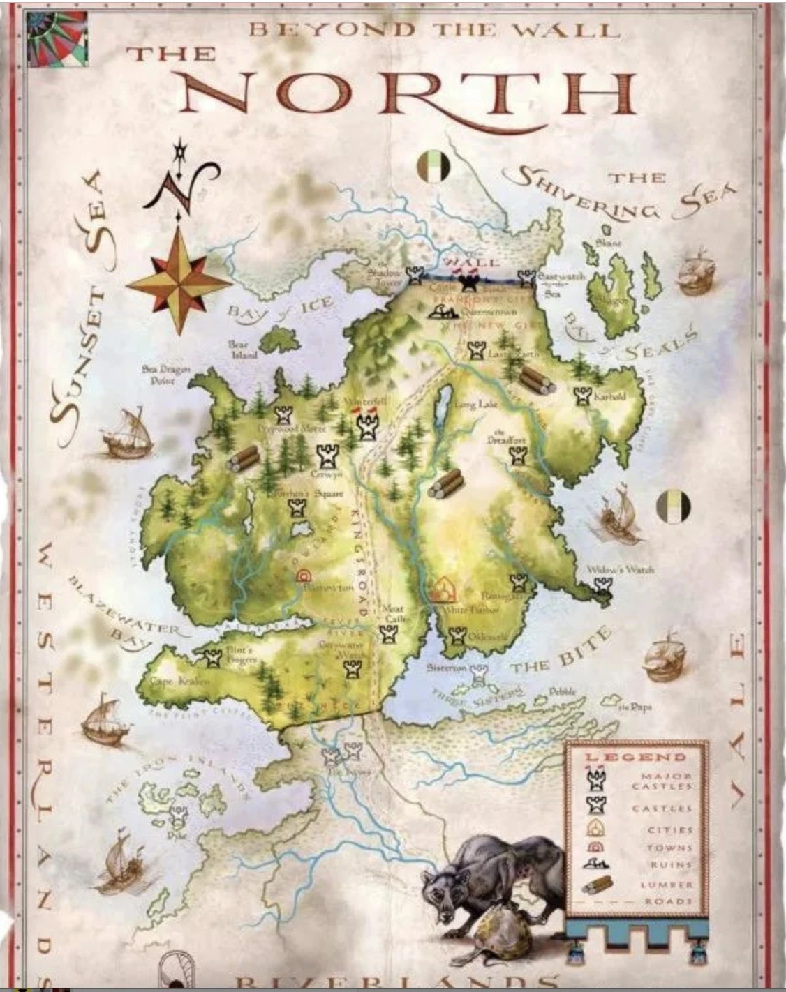 Of the thrones map gift game Game Of