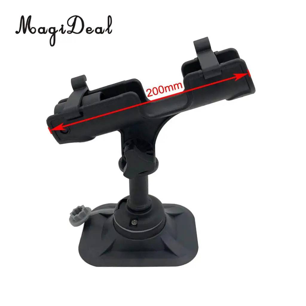 MagiDeal Adjustable 360 Degrees Kayak Fishing Rod Holder Boat Pole Stand Bracket