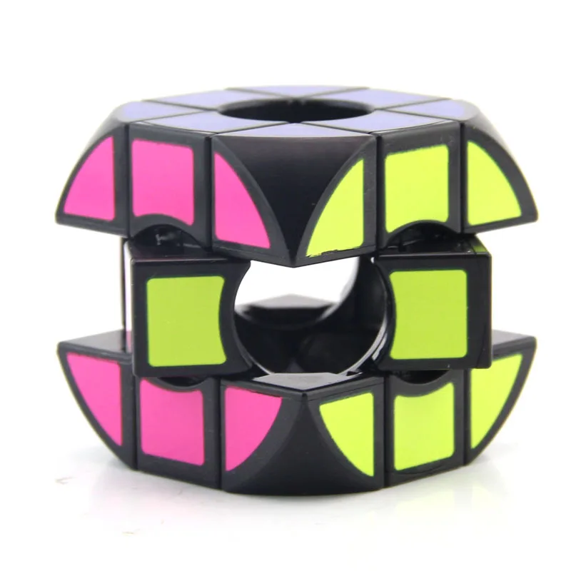 Округлый пустотный pillованный 3x3x3 куб черный скоростной куб Cubo Magico развивающие игрушки волшебный куб головоломка