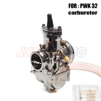 

32mm Motorcycle Carburetor For Mikuni PWK32 Carburetor Engine Part 125cc-200cc With Power Jet Dirt Bike ATV Racing