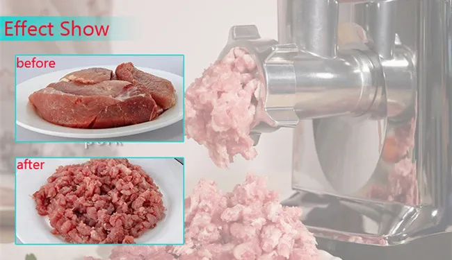 Beef meat cutter grinder machine