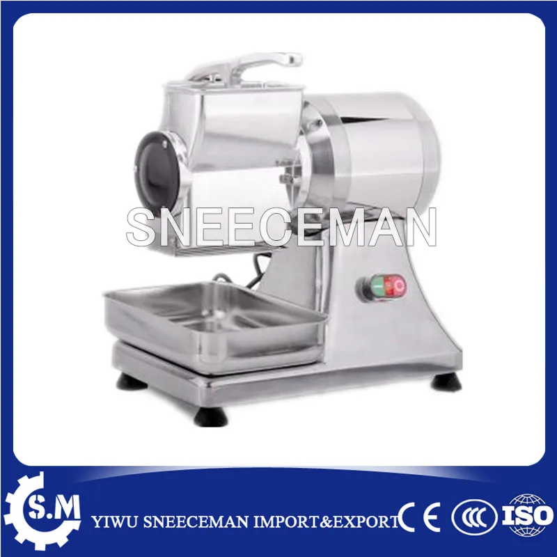 Commercial electric stainless steel coarse slicer cheese grater machine