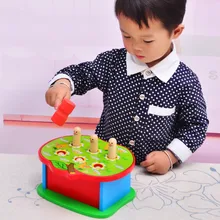 Роскошная деревянная игрушка с молотком, Обучающие Развивающие игрушки, дропшиппинг