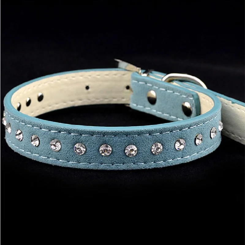 L15_New_arrival_Pet_cat_dog_Collar_Clear_Rhinestones_Diamante_Soft_Suede_Leather_Puppy_Cat_dog_Collar_supplies_ (11)