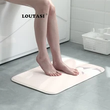 LOUTASI Добро пожаловать Придверный коврик напольные коврики для прихожей милые Мультяшные Животные Печатные противоскользящие фланелевые коврики домашний декор коврики