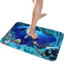 Подводный 3D ковер мир/Подсолнух ковры для гостиной прямоугольный коврик дверь кухни, ванной настольные коврики домашний декор