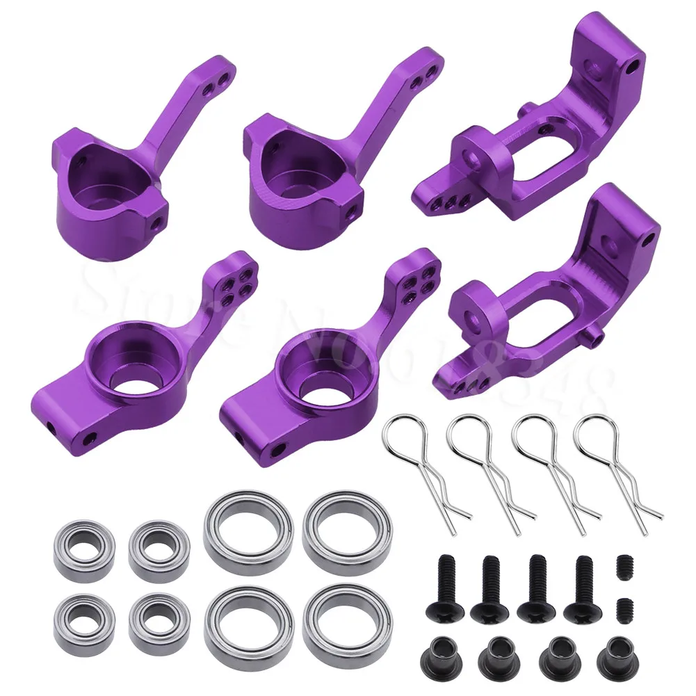 Aluminum Steering Hub Mount Upgrade Parts For RC Redcat Racing Lightning EPX / Volcano STR Shockwave Tornado Monster Drift Buggy