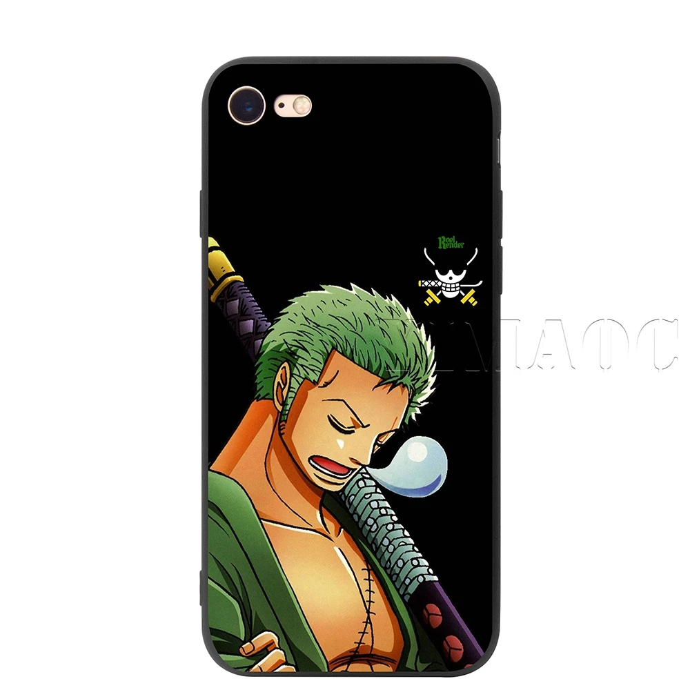 YIMAOC Цельный силиконовый мягкий чехол Roronoa Zoro для iPhone 11 Pro XS Max XR X 8 7 6 6S Plus 5 5S SE - Цвет: 10