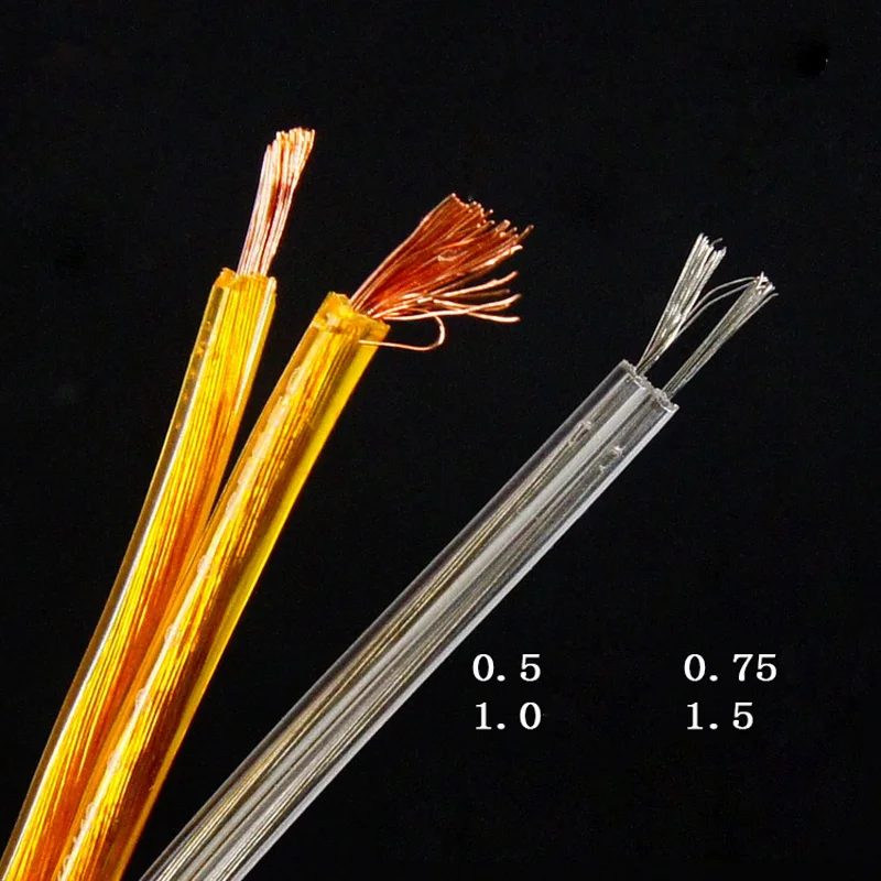 cabo elétrico cabo paralelo com linha cabo plano de cristal cobre para lâmpada de mesa de iluminação de candelabro com metros