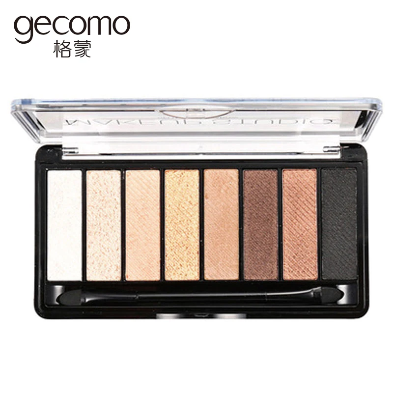 

9 Colors Palette Eyeshadow With Brush Make Up Palette Glamorous Smokey Eye Shadow Shimmer Colors Makeup Kit For Women Girl Gift