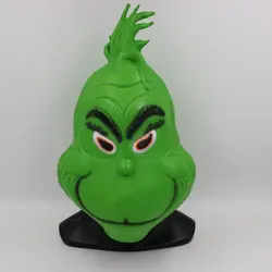 Dr. Seuss как Grinch палантин Рождественский взрослый костюм маска для костюма на Хэллоуин реквизит