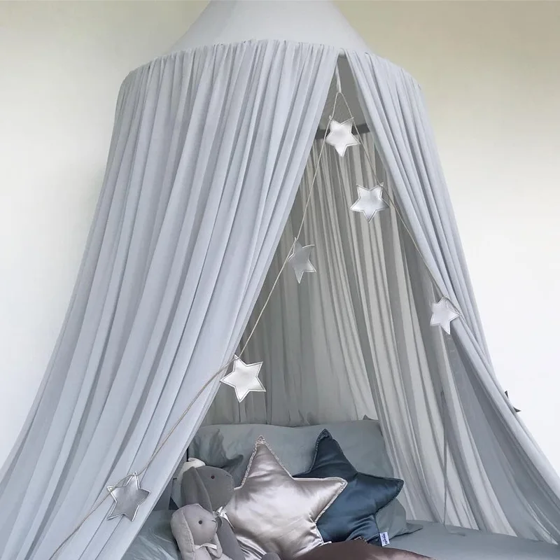 Children's Tent Chiffon Mosquito Net Summer Baby Dome Bed Tent (4)