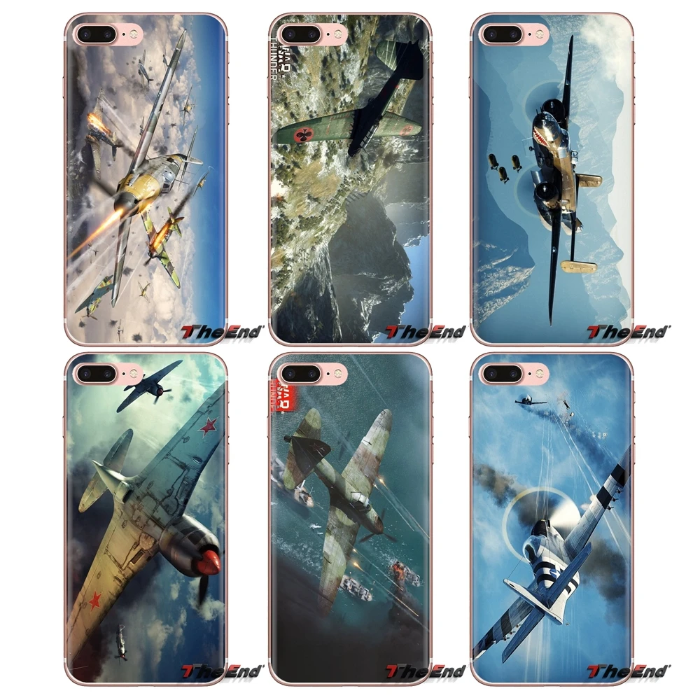 

War Thunder planes game Unique Art Transparent TPU Bag Case For Xiaomi Redmi 4A S2 Note 3 3S 4 4X 5 Plus 6 7 6A Pro Pocophone F1