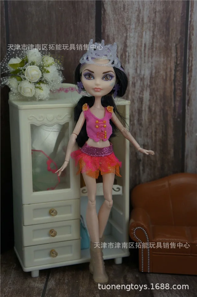 Модный стиль, Одежда для куклы monster high, школьная одежда, платье, костюм, различные стильные аксессуары - Цвет: 12 see chart