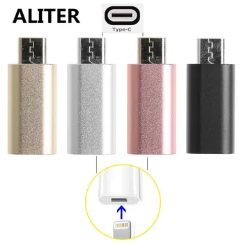 

ALITER 8-Pin Lightning Female To Type C Male Converter Adapter For G6 Oneplus 2 3