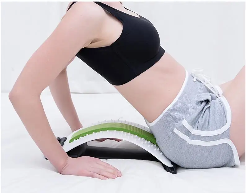 HANRIVER Back Massager Magic Stretcher Equipment Stretcher Relax Mate Lumbar Support Spine Pain Relief Acupuncture Chiropractic HANRIVER Back Massager Magic Stretcher Equipment Stretcher Relax Mate Lumbar Support Spine Pain Relief Acupuncture Chiropractic