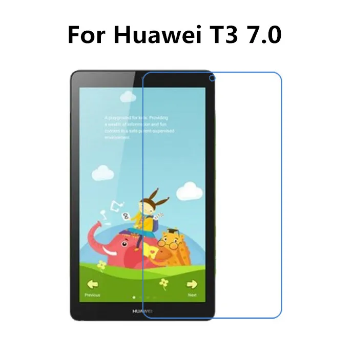 Закаленное Стекло Экран Защитная пленка для Huawei MediaPad T3 7,0 BG2-W09 7 дюймов планшетный ПК+ спиртовая салфетка+ Стикеры для удаления пыли