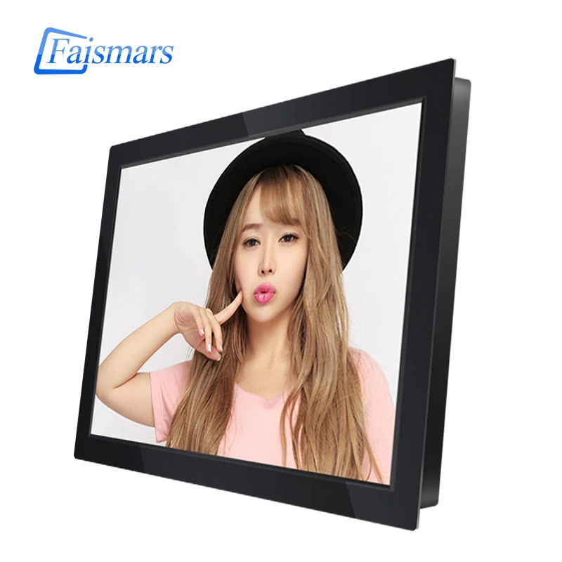 

New Arrival! Faismars 15 Inch 1400*1050 Resolution TFT Panel LCD Display 15" Rack Mount Industrial Monitor With VGA AV TV HDMI
