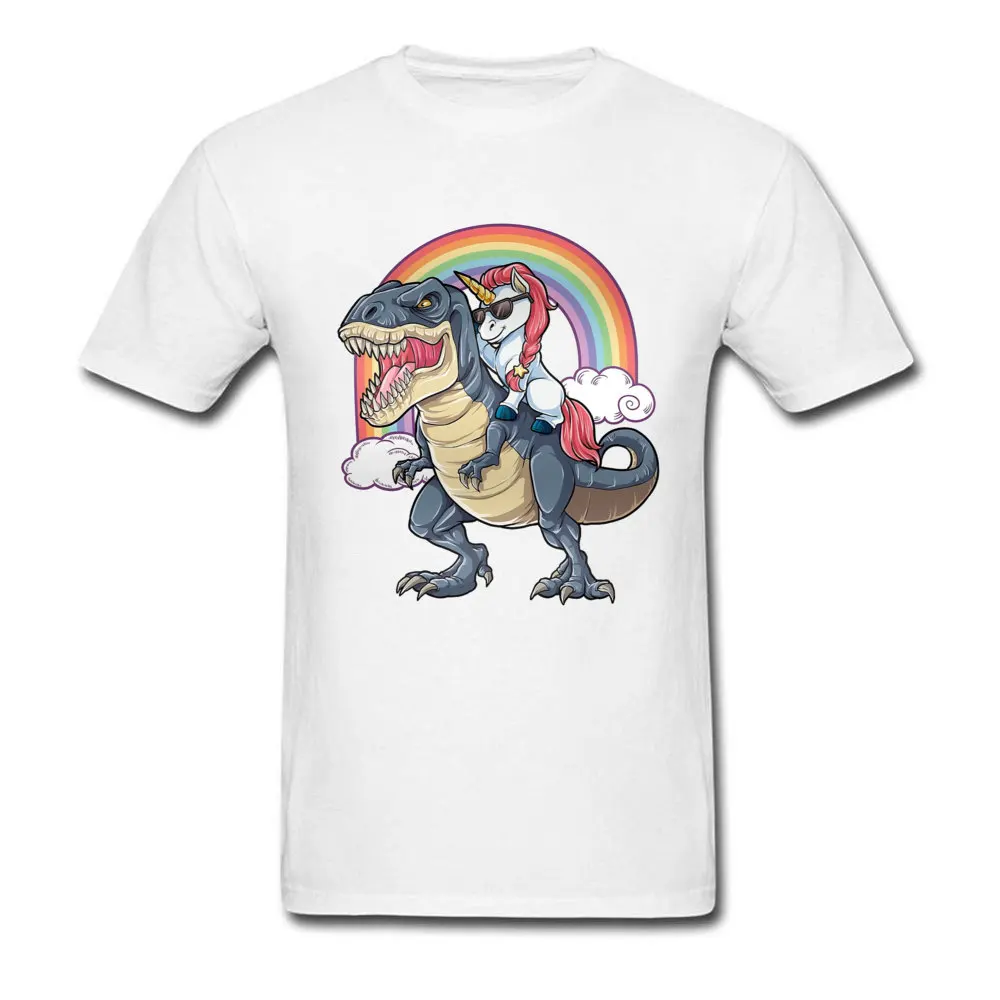 1906281145Dinosaur Cotton Tops Shirt for Men Cool Tshirts Classic Company Round Collar T Shirt Short Sleeve Wholesale 1906281145Dinosaur white