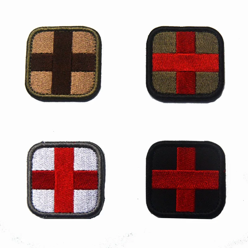 

Medical Patch Medic With Magic Backpack Sticker Fabric Army Morale First Aid Emergency Cloth Cross Badge Military Medical Patch