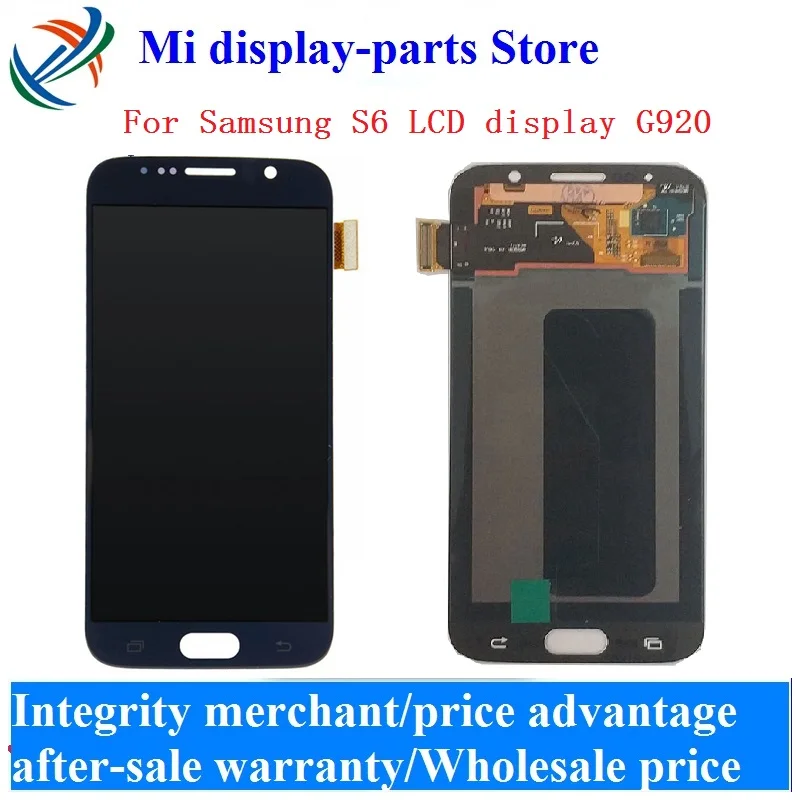 New For Samsung galaxy S6 lcd display touch screen digitizer G920i G920P G920f G920V G920A G920W8 for samsung s6 lcd