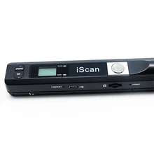ISCAN 01 przenośny skaner HD szybki kolor A4 dokument fotograficzny ręczny skaner mini kieszeń kolorowy skaner skaner A4 HD tanie tanio 900*900 dpi SZZKET 100 skanów sekundę Skaner ręczny