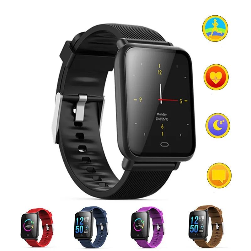 JQAIQ Smart Watch Heart Rate Monitor Fitness Tracker Smartwatch Sleep Monitor Message Display Multi-sport Model For Ios Android JQAIQ Smart Watch Heart Rate Monitor Fitness Tracker Smartwatch Sleep Monitor Message Display Multi-sport Model For Ios Android
