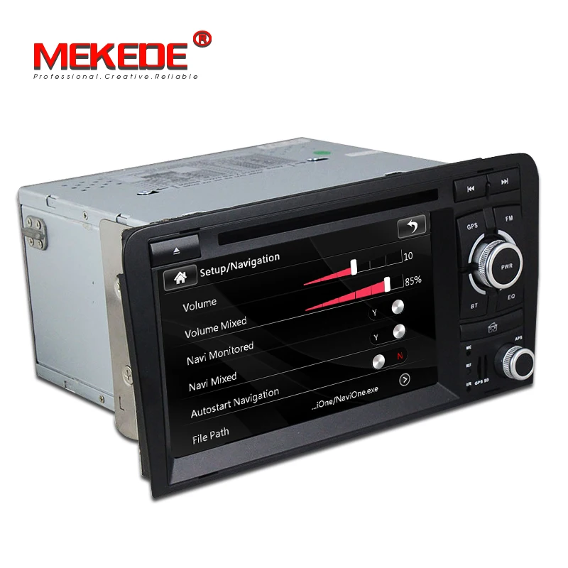 Flash Deal MEKEDE HD Capacitive screen Two Din 7 Inch Car DVD Player For Audi/A3/S3 2002-2011 Canbus Radio GPS Bluetooth 1080P Navigation 4
