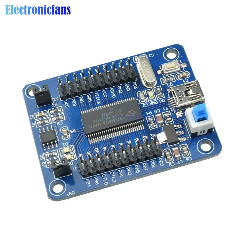 Материнская плата для разработки материнская USB FX2LP CY7C68013A с логическим