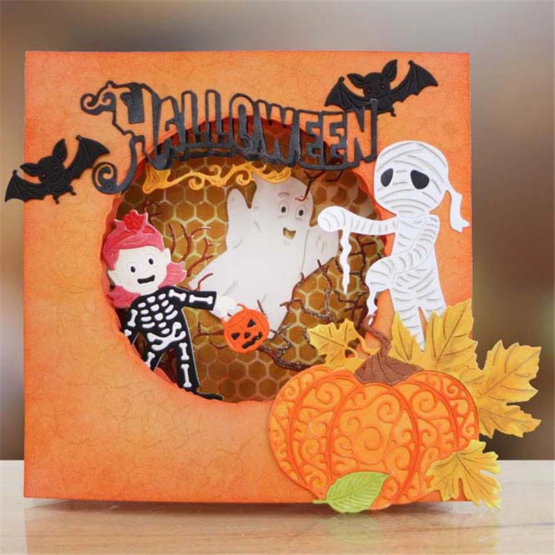 

YaMinSanNiO Ghost Dies Decor Metal Cutting Craft Die Cut New 2019 Scrapbooking Card Making Embossing DIY