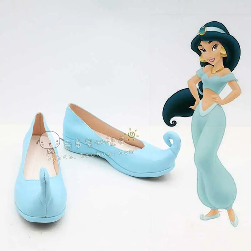 Обувь для костюмированной вечеринки принцессы Аладдина и волшебная лампа; обувь принцессы жасмин; индийская синяя обувь; костюм для ролевых игр