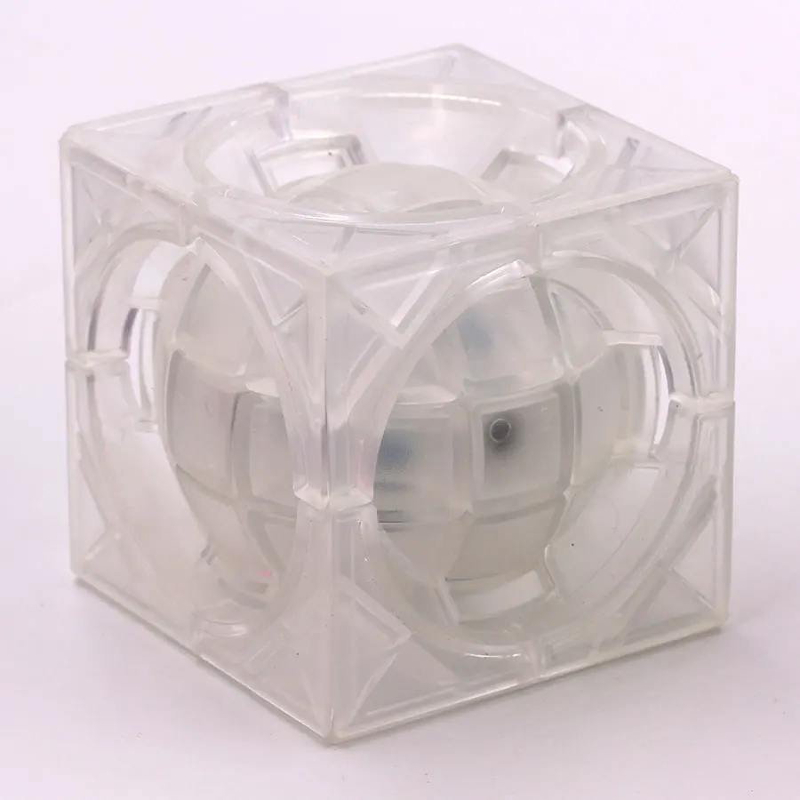 Головоломка магический куб fs limCube деформируется 3x3x3 centrosphere странной формы твист мудрость подарок игрушки профессиональным скорость логический кубик для игры - Цвет: Transparent