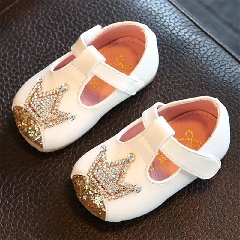 Weoneit/весенне-осенняя модная обувь для маленьких девочек; мягкая подошва; 4 цвета; обувь для маленьких девочек; шикарная обувь; CN 15-25